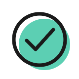 Green tick icon for Testing and UAT